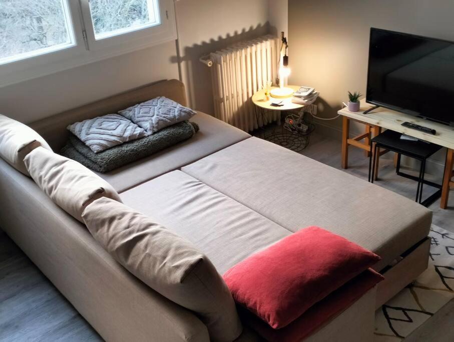 Charmant Logement, Vue Sur Toulouse 1 Min Du Metro Dış mekan fotoğraf