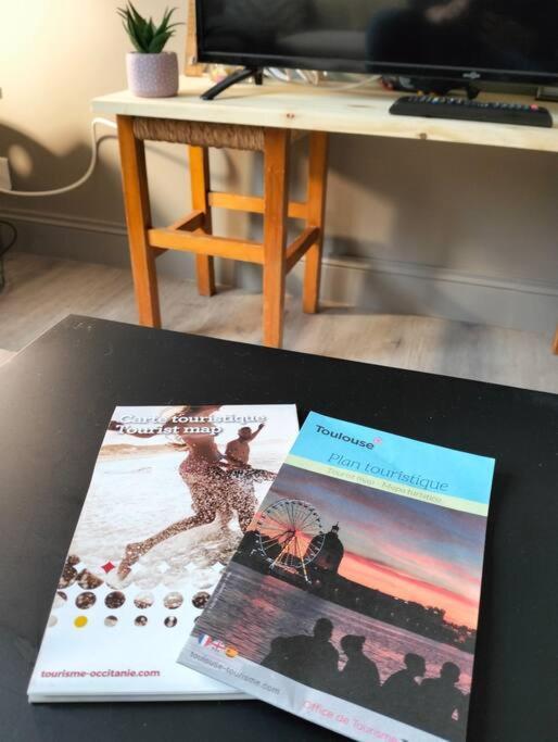 Charmant Logement, Vue Sur Toulouse 1 Min Du Metro Dış mekan fotoğraf
